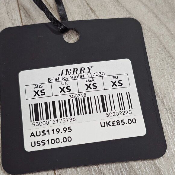 NWT Honey Birdette Jerry Lilac Satin Panty Brief Size XS - Picture 3 of 6